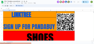 PandaBuy Spreadsheet 44